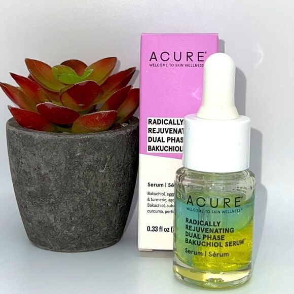 $15🌟 ACURE RADICALLY REJUVENATING DUAL PHASE BAKUCHIOL SERUM - Picture 1 of 6
